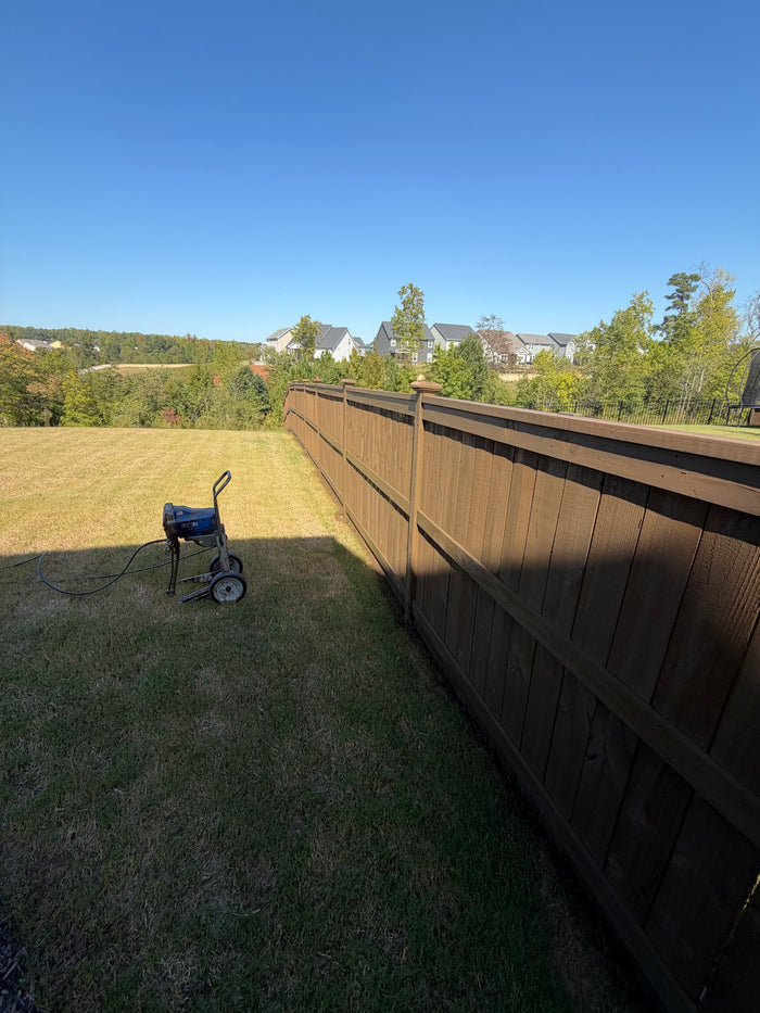 Fence Staining